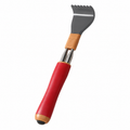 Dual Retractable Back Scratcher, Portable Self-Scratching Tool with Magnetic Massage Roller and Anti-Slip PP Claw - Red