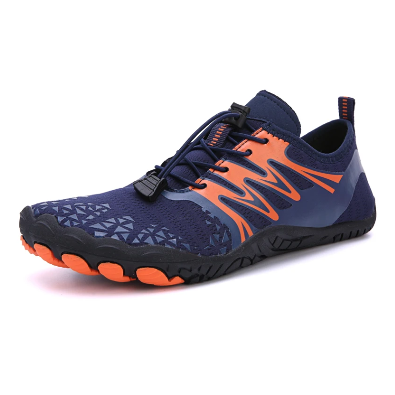 Trail Running Blue Orange Shoes for Men (Shoe Size: 41)
