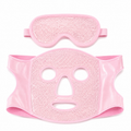 Gel Bead Hot & Cold Facial and Eye Mask Set – Pink