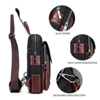 Best Men Chest Bag with Genuine Leather Business Shoulder | Buy Online at Furniture Things Australia