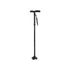 Folding Walking Stick Cane with Adjustable Height and LED Light Support