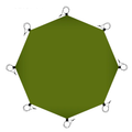 Camping Groundsheet with Large Waterproof Octagonal