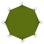 Camping Groundsheet with Waterproof Octagonal Oxford