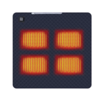 USB Heated Camping with Mat 4-Zone Thermostat