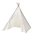 Kids Teepee Play Tent with 1.35m White