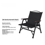 Tactical Camping Chair Folding with Aluminum Kermit