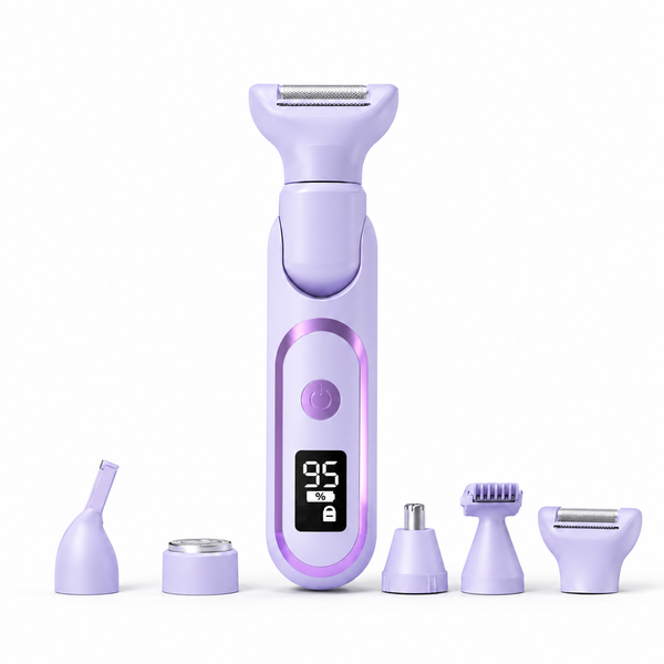 Purple Women's 5-in-1 Type-C Electric Hair Remover