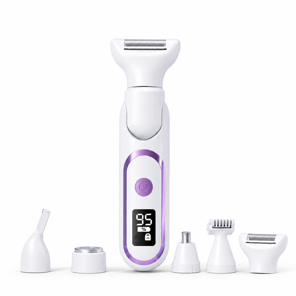 White Women's 5-in-1 Type-C Electric Hair Remover