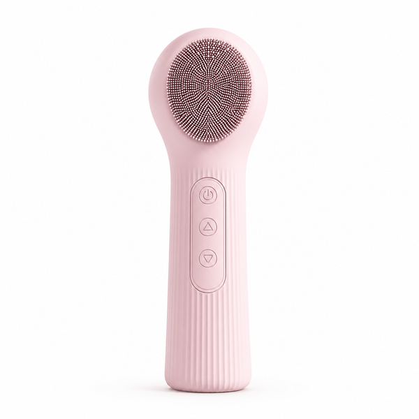 Pink Electric Sonic Face Scrubber 3-Speed