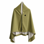 USB Washable Heated Shawl-No Power Bank Included-Green
