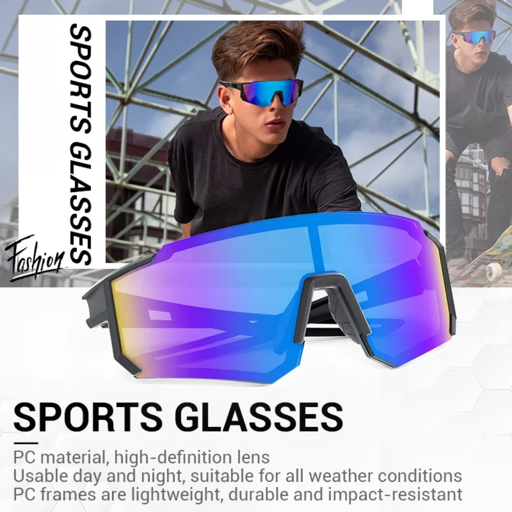 Outdoor Cycling Sunglasses with UV400 Lens (B-09)