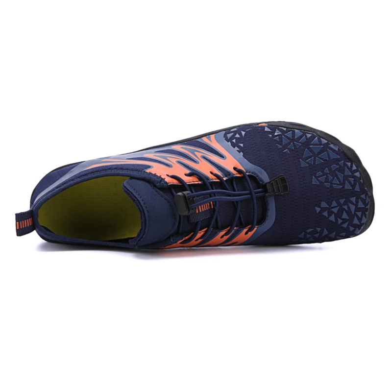 Trail Running Blue Orange Shoes for Men (Shoe Size: 40)
