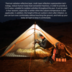 Ultralight Inflatable Sleeping Pad with Waterproof for Camping (v.3)
