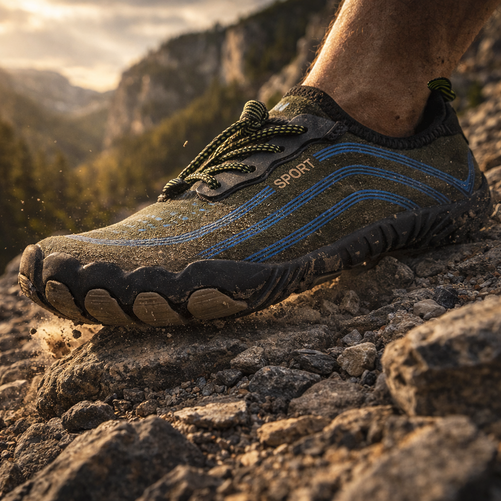 Trail Running Green Shoes for Men (Shoe Size: 39)