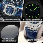 Best Mens Watch Square Quartz with Waterproof Leather | Buy Online at Furniture Things Australia