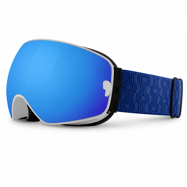 Dual-Layer Magnetic Flip Snow Goggles with Spherical REVO Lenses