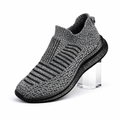 Walking Grey Shoes Slip-On Mesh Men (Shoe Size: 39)