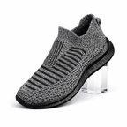 Walking Grey Shoes Slip-On Mesh Men (Shoe Size: 39)