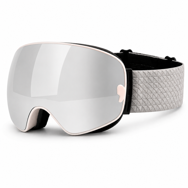UV400 Magnetic Flip Ski Goggles with Wide View Anti-Fog Lenses