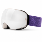 Magnetic Flip Ski Goggles UV400 REVO Spherical Lens