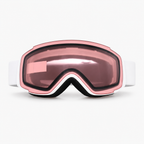 Kids Snow Goggles with Anti-Fog Cylindrical Lenses - Pink