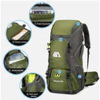 Best Backpack Hiking 50L Waterproof Travel Rucksack Nylon | Buy Online at Furniture Things Australia