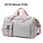 Gym Travel Duffle Bag with Wet Pocket for Women