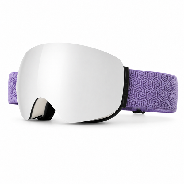 Magnetic Ski Goggles HD Anti-Fog UV400 Spherical Lens