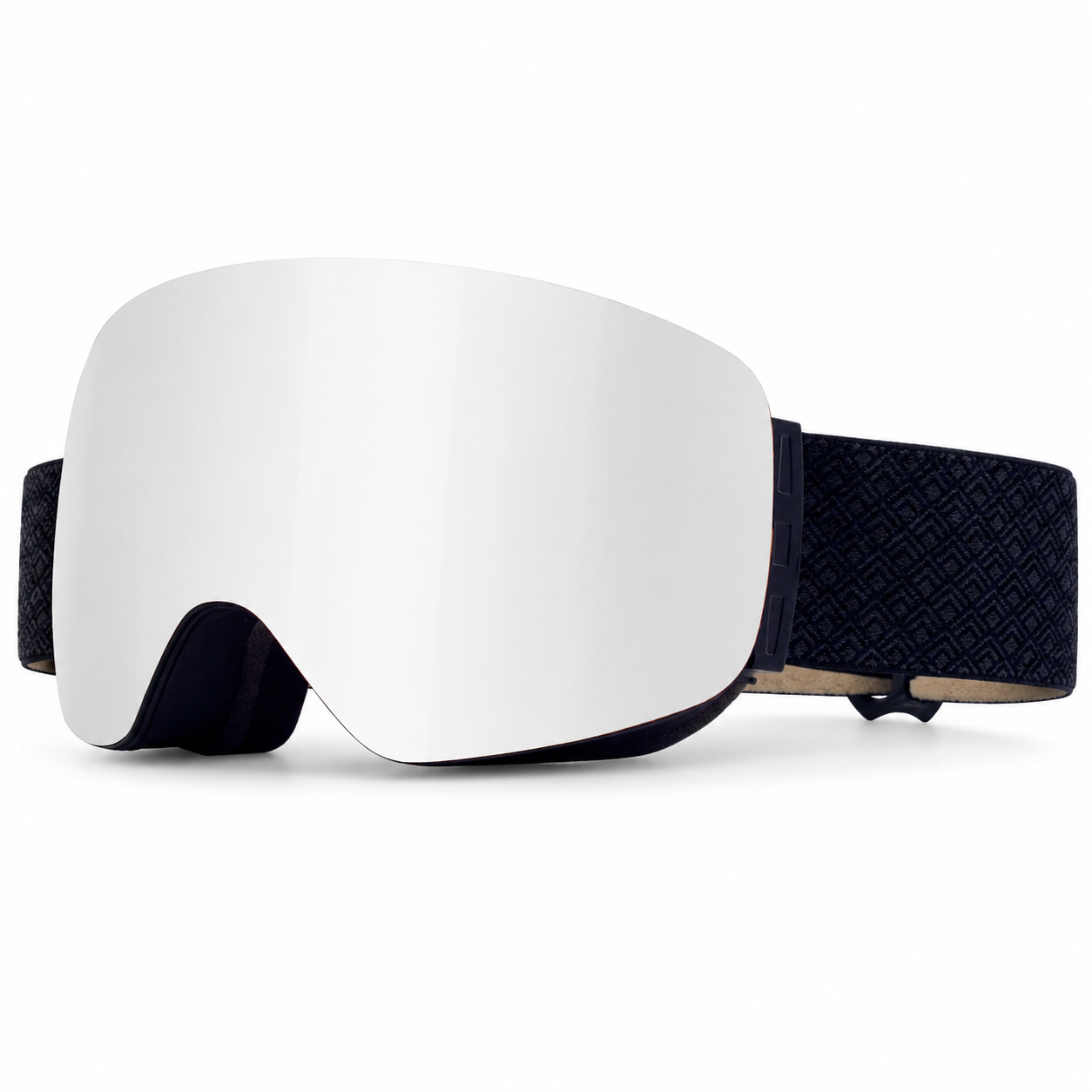 Magnetic Anti-Fog Spherical Ski Goggles