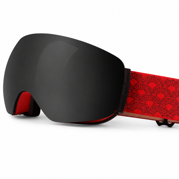 Eyewear Compatible Magnetic Snow Goggles with HD Anti-Fog Lens
