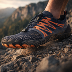 Trail Running Blue Orange Shoes for Men (Shoe Size: 39)