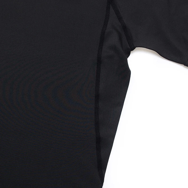 Top Long Compression Black Sleeve Quick Dry for Men (Medium)