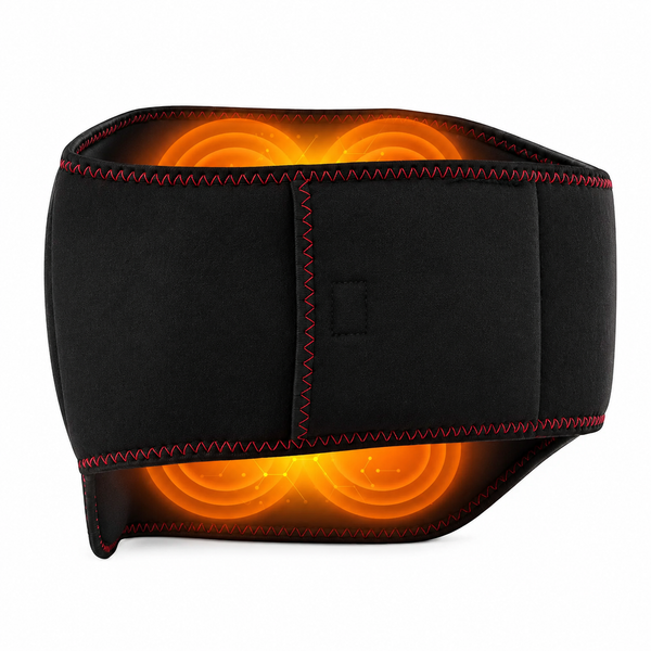 Heated Lumbar Traction & Vibration Massage Belt