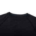 Top Long Compression Black Sleeve Quick Dry for Men (Large)