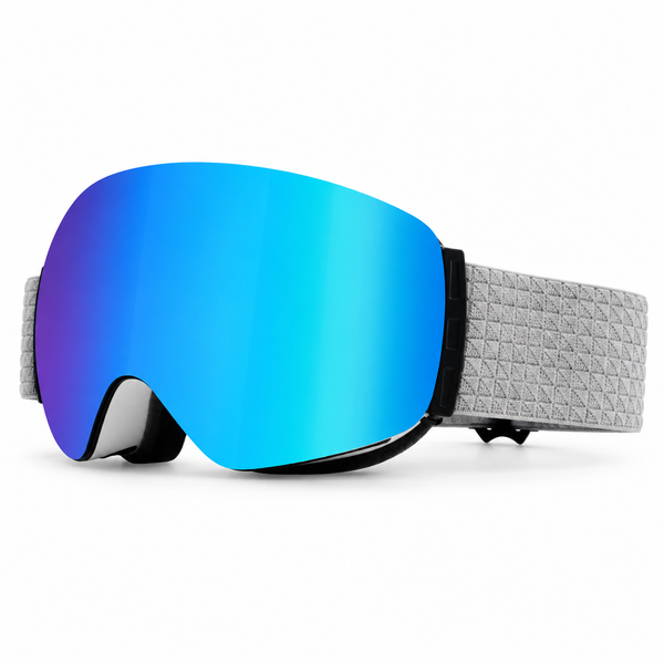 Magnetic Spherical Ski Goggles with HD Anti-Fog UV400 Protection