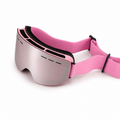 Impact Resistant Cylindrical Snow Goggles with REVO Anti-Fog Lens