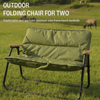 Best Outdoor Folding Chair Double Aluminum Camping Portable | Buy Online at Furniture Things Australia