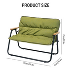 Outdoor Folding Chair Double Aluminum Camping Portable