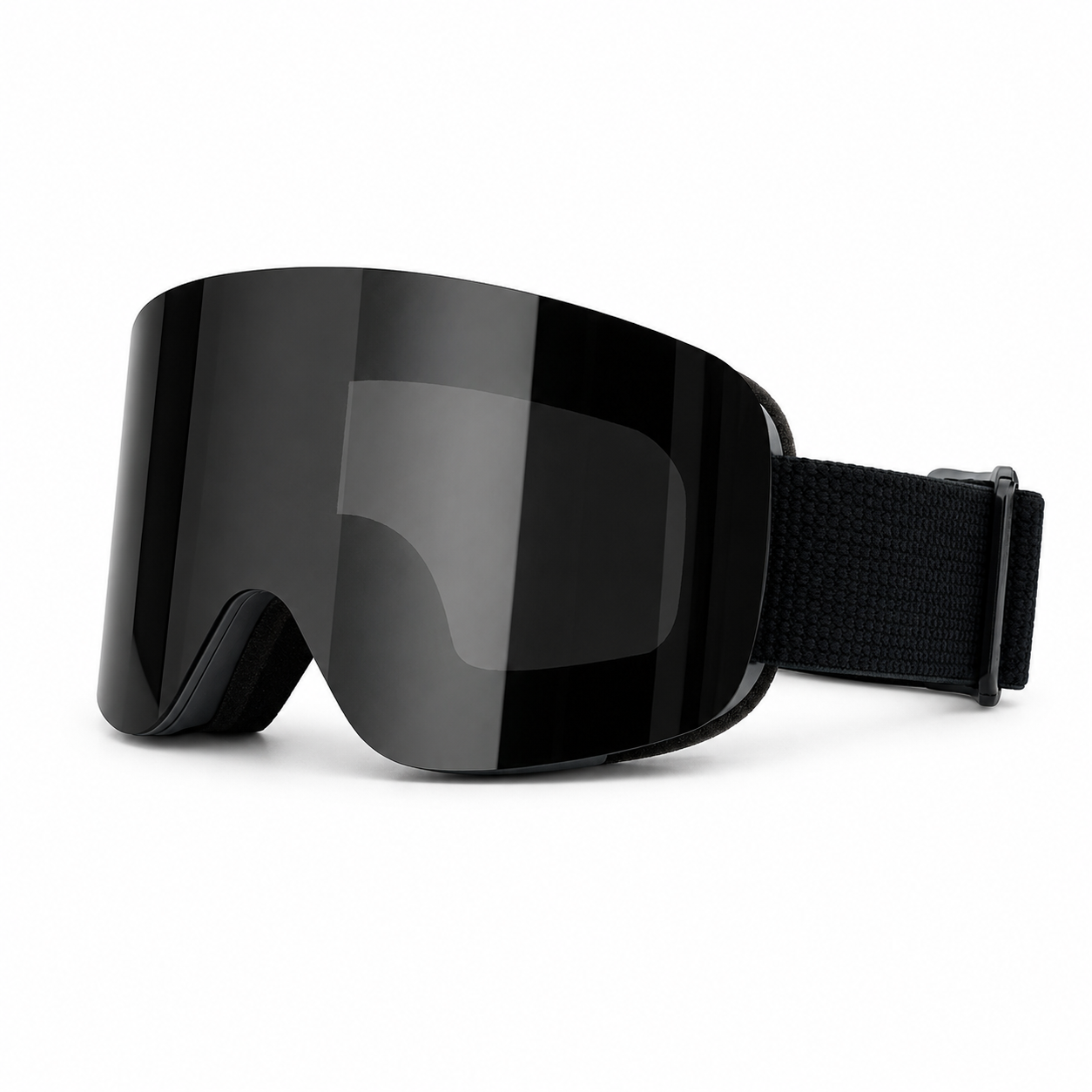 Cylindrical Magnetic Ski Goggles with Flip-Up Anti-Fog Design