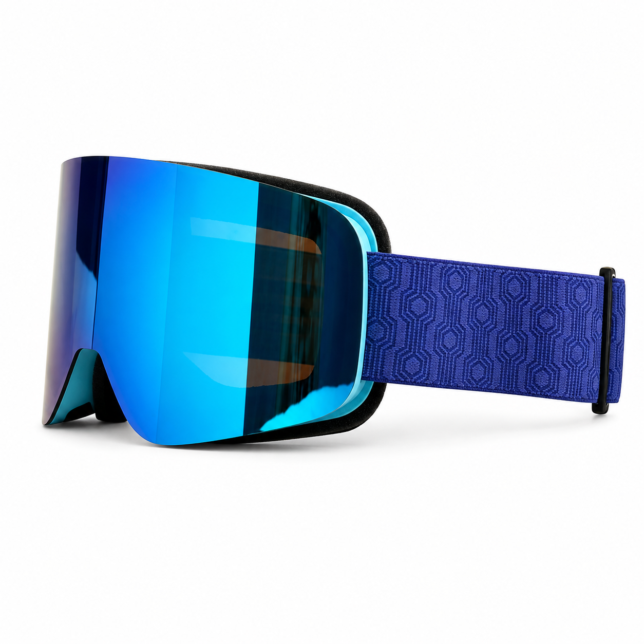 Cylindrical Ski Goggles with Wide View Anti-Fog UV400 Lenses