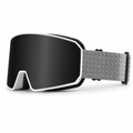Cylindrical REVO Snow Goggles with UV400 Dual-Layer Protection