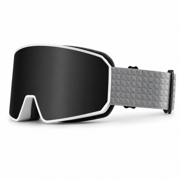 Cylindrical REVO Snow Goggles with UV400 Dual-Layer Protection