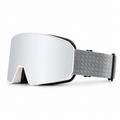 Anti-Fog Cylindrical Snow Goggles with Dual-Layer REVO Lenses