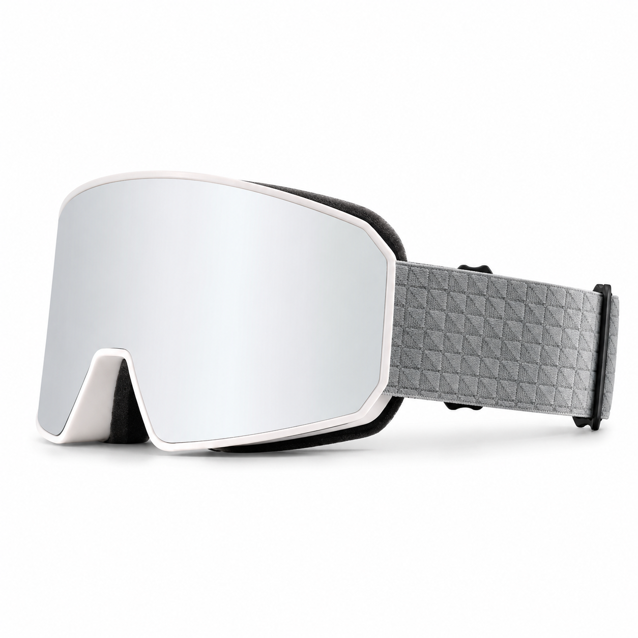 Anti-Fog Cylindrical Snow Goggles with Dual-Layer REVO Lenses