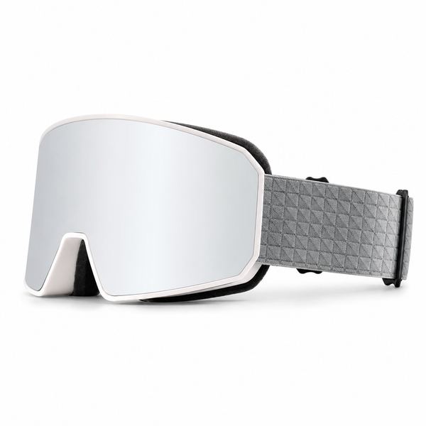 Anti-Fog Cylindrical Snow Goggles with Dual-Layer REVO Lenses