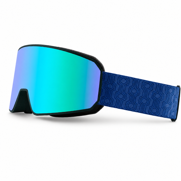 Dual-Layer REVO Ski Goggles with Anti-Fog UV400 Lens Protection