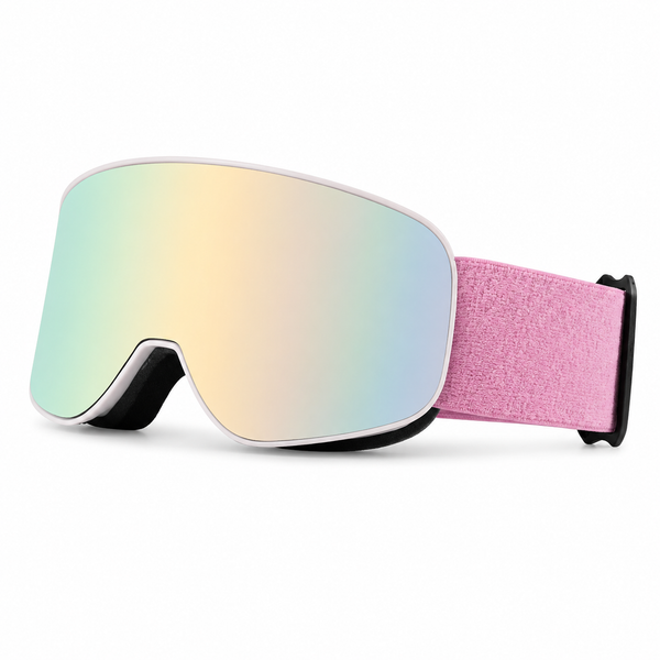 Magnetic Flip Kids Ski Goggles with UV400 Anti-Fog Lenses