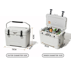 Ice Box Portable 25L Large Capacity Outdoor Cooler