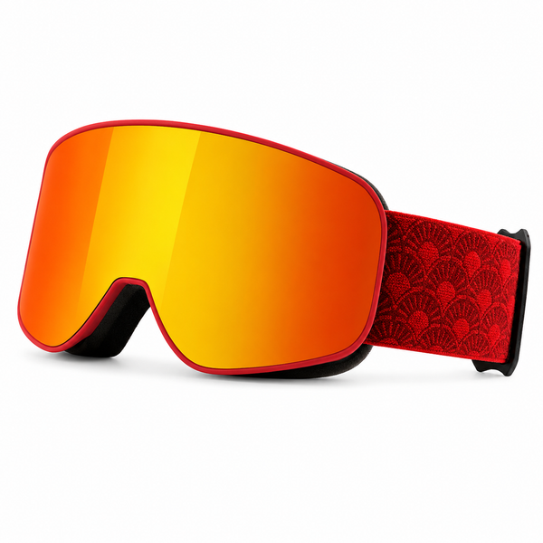 Kids Magnetic Flip Snow Goggles with Anti-Fog UV400 Protection