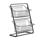 Storage Basket Metal Wire Removable Kitchen Organizer